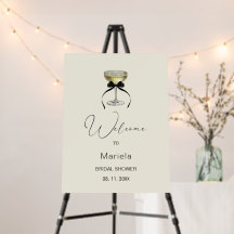 Aquarell Elegante Champagner Coupe Schwarze Schlei