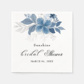 Aquarell Elegante Eukalyptus   Serviette (Vorderseite)