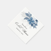Aquarell Elegante Eukalyptus   Serviette (Ecke)