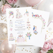 Aquarell Elegante handgezeichnete rosa blaue Bra