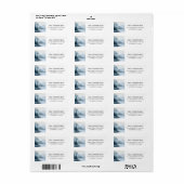 Aquarell-Eleganz Rustikal Berge (Vorne)