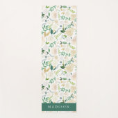 Aquarell Elfenbeincreme Yogamatte (Vorderseite)