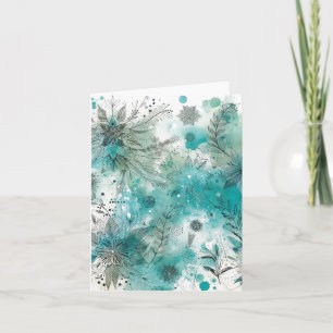 Aquarell-Ephemera Vintage Blank
