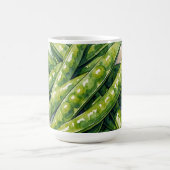 Aquarell Erbsenschoten Kaffeetasse (Mittel)