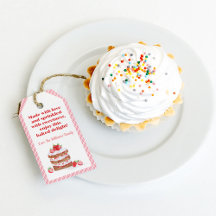 Aquarell-Erdbeer-Short-Cake, mit Liebe gemacht 