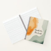 Aquarell-Erde-Palette | Abstrakter erdiger Waschga Notizblock (Innenseite)