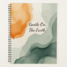 Aquarell-Erde-Palette | Abstrakter erdiger Waschga