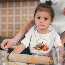 Aquarell Erntedank Türkei und Pumpkins T-Shirt