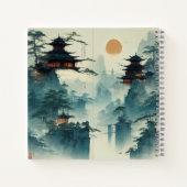 Aquarell Erstellen Sie Ihr eigenes Design-Notebook Notizblock (Rückseite)