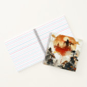 Aquarell Erstellen Sie Ihr eigenes Design-Notebook Notizblock (Innenseite)