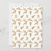 Aquarell Es ist eine Kinderwagen-Party-Kinderdusch Einladung (Rückseite)