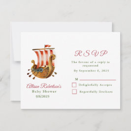 Aquarell Es ist eine Kinderwagen-Party-Kinderdusch RSVP Karte