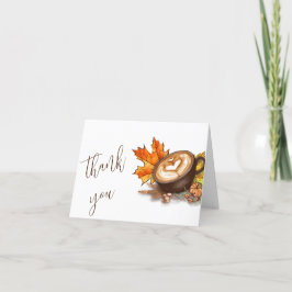 Aquarell Espresso Liebe Braut Brautparty Dankeskarte