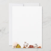 Aquarell Espresso Liebe Braut Brautparty Einladung (Rückseite)