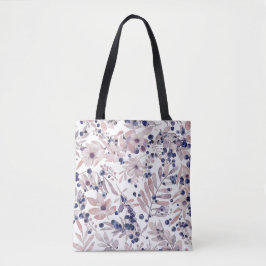 Aquarell Eukalyptus Blaubeere Botanische Kunst Lie Tasche