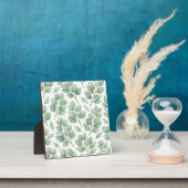 Aquarell-Eukalyptus-Grünmuster Fotoplatte (InSitu)