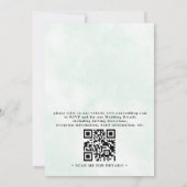 Aquarell-Eukalyptus-Lavendel-QR-Code-Hochzeit Einladung (Rückseite)