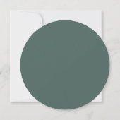 Aquarell-Eukalyptus-Script-Baby-Party Einladung (Rückseite)