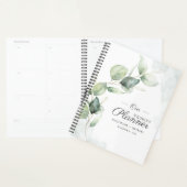 Aquarell-Eukalyptus-Script-Floral-Hochzeit Planer (Anzeige)