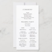 Aquarell-Eukalyptusblätter-Hochzeit (Rückseite)