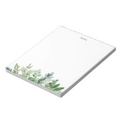 Aquarell Eukalyptuswein Notizblock (Rotiert)