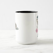 Aquarell-Eule | addieren Ihren Namen Tasse (Zentrum)