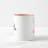 Aquarell-Eule | addieren Ihren Namen Tasse (Zentrum)