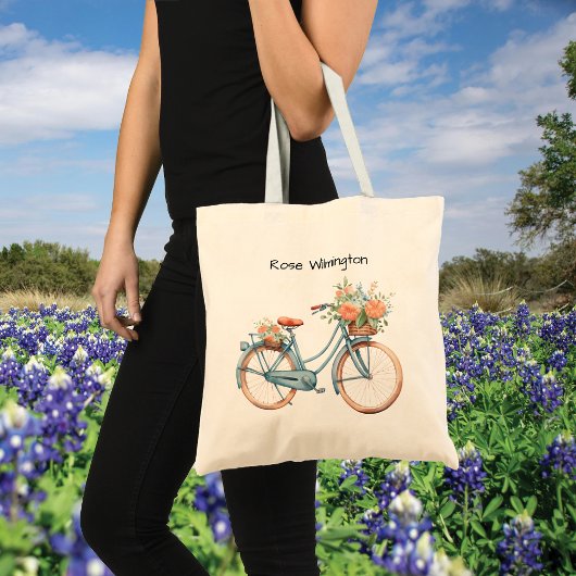 Aquarell Fahrrad Tragetasche