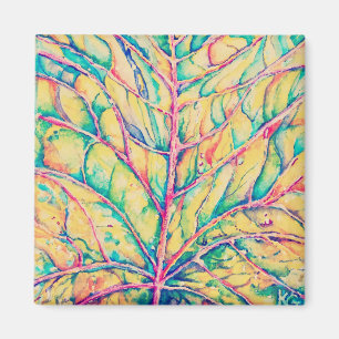 Aquarell-Fall-Blatt-Gewohnheits-Magnet Magnet