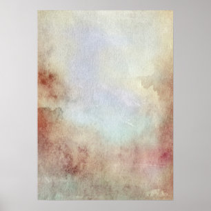 Aquarell-Fall-Hintergrund Poster