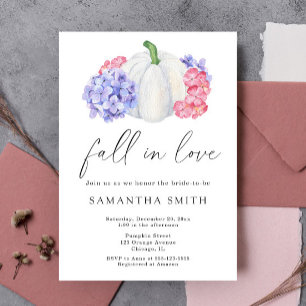 Aquarell-Fall-in-Love-Brautjungfernparty Einladung