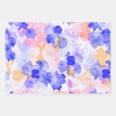 Aquarell farbig geschenkpapier set (Vorderseite 3)