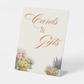 Aquarell Farmers Market Karten und Geschenke Sockelschild