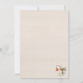 Aquarell Fecore Blumenkohl Tee Party Kinderdusche Einladung (Rückseite)