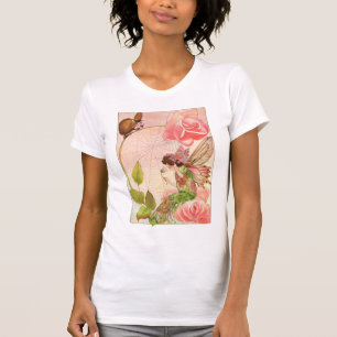 Aquarell-Fee - Damen-T-Shirt T-Shirt