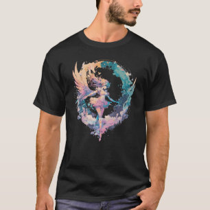 Aquarell Feen Mädchen Fairycore Pastell Goth Butte T-Shirt
