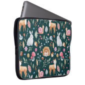 Aquarell-Feenzauberwald-Kinderpattern Laptopschutzhülle (Vorne Rechts)