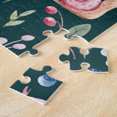 Aquarell-Feenzauberwald-Kinderpattern Puzzle (Seite)