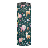 Aquarell-Feenzauberwald-Kinderpattern Thermosbecher (Rückseite)