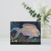 Aquarell Feiertagspostkarte (Stehend Vorderseite)