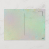 Aquarell Feiertagspostkarte (Rückseite)