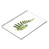Aquarell Fern Botanische Vegetation Rustikale Eleg Notizblock (Linke Seite)