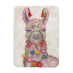 Aquarell-Festival-Lama Magnet