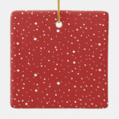 Aquarell Festive Lebkuchen Weihnachten Keramikornament (Rückseite)