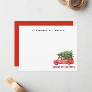 Aquarell-Feuerwehrmann-Weihnachten-Feuerwehr Mitteilungskarte