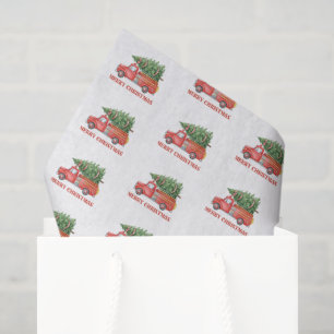 Aquarell-Feuerwehrmann-Weihnachtsfeuerwehr  Seidenpapier