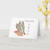 Aquarell Filipino Geburtstagskarte Karte (Gelbe Blume)