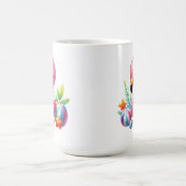 Aquarell Flamingo Clipart-95059 Kaffeetasse (Mittel)