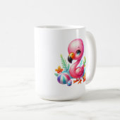 Aquarell Flamingo Clipart-95059 Kaffeetasse (VorderseiteRechts)
