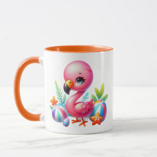Aquarell Flamingo Clipart-95059 Tasse